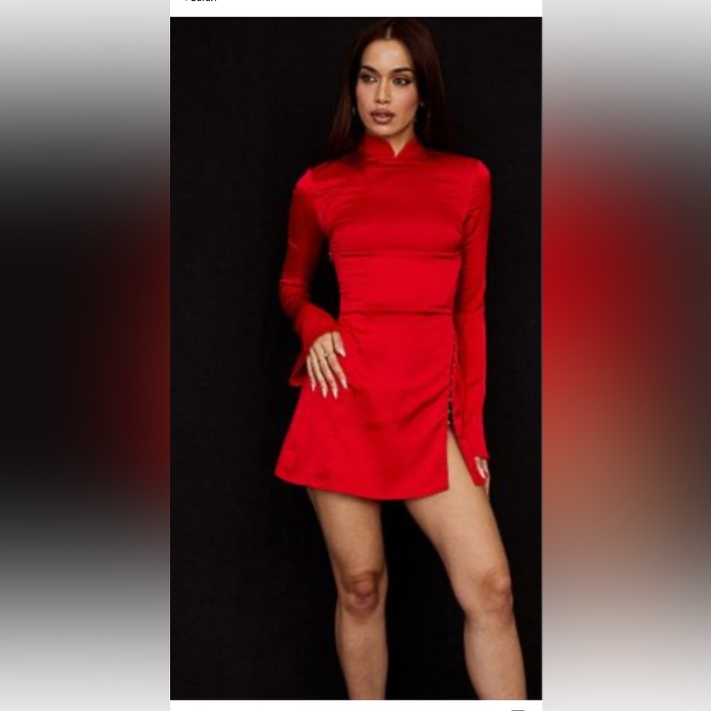 House of CB Red Mini Dress - Picture 3 of 6